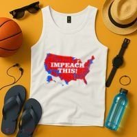 Trump's Impeachment Map Impeach This! Tank Top thumb 4