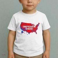 Trump's Impeachment Map Impeach This! Toddler T-Shirt thumb 2