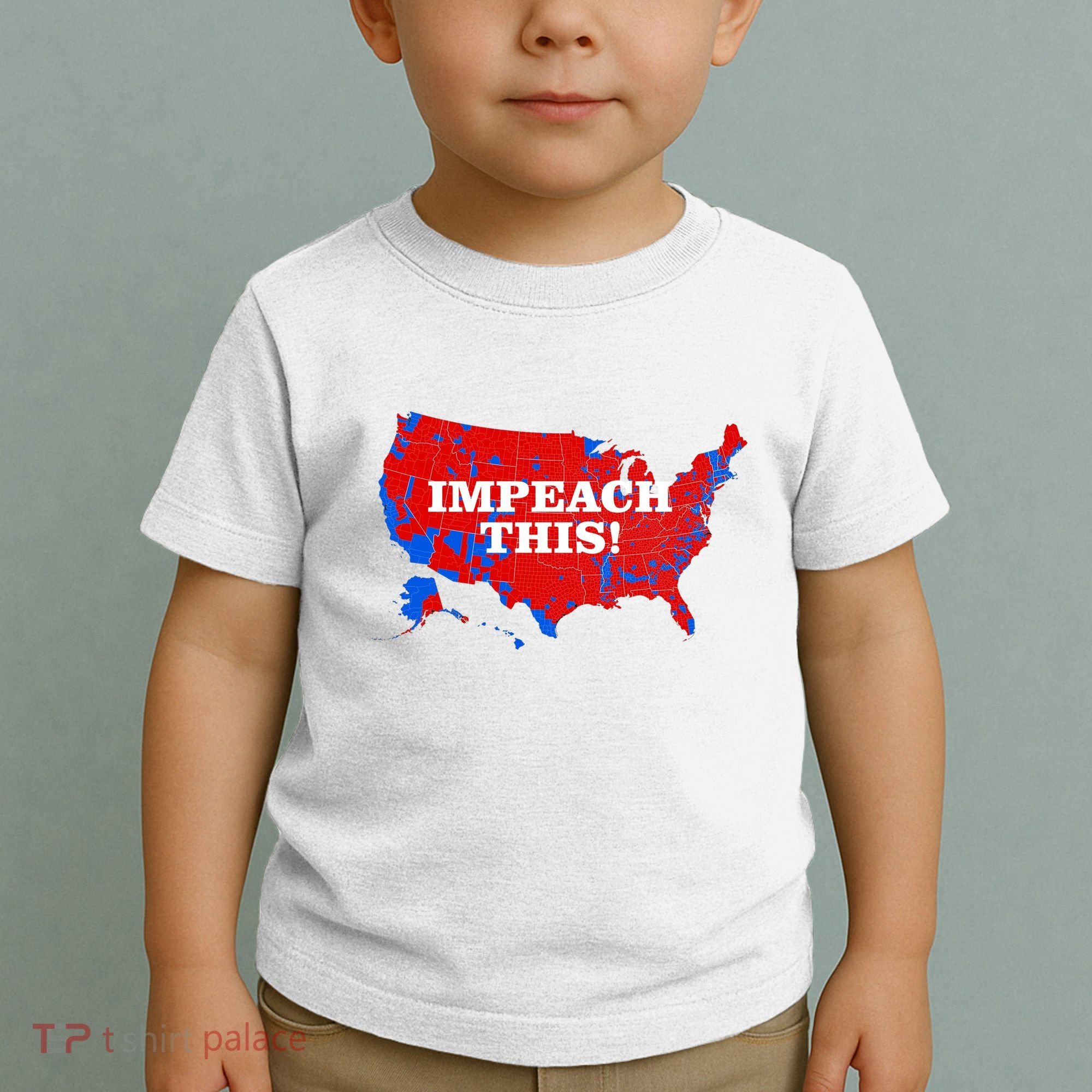 Trump's Impeachment Map Impeach This! Toddler T-Shirt