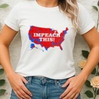 Trump's Impeachment Map Impeach This! Women's T-Shirt thumb 2