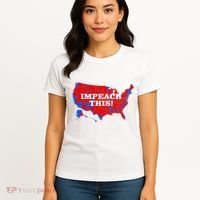Trump's Impeachment Map Impeach This! Women's T-Shirt thumb 4