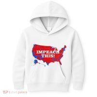 Trump's Impeachment Map Impeach This! Kids Hoodie thumb 0