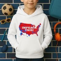Trump's Impeachment Map Impeach This! Kids Hoodie thumb 2