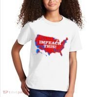 Trump's Impeachment Map Impeach This! Kids T-Shirt thumb 2
