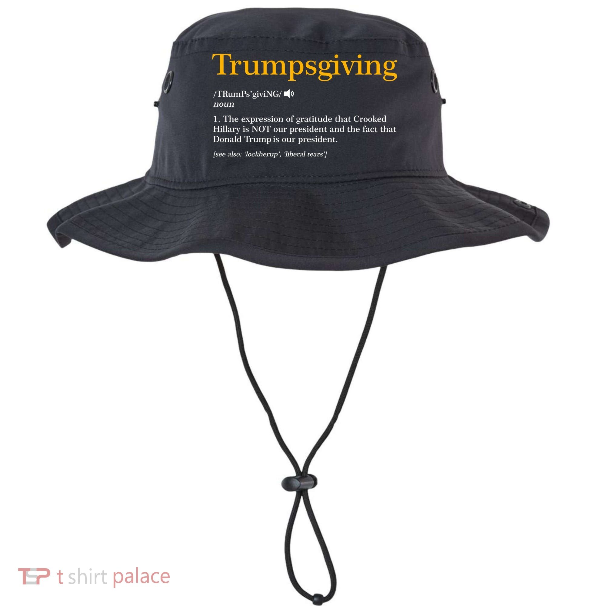 Trumpsgiving Being Thankful for Trump Thanksgiving Bucket Hat