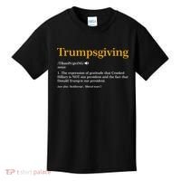 Trumpsgiving Being Thankful for Trump Thanksgiving Kids T-Shirt thumb 0