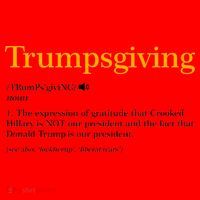 Trumpsgiving Being Thankful for Trump Thanksgiving Santa Hat thumb 1