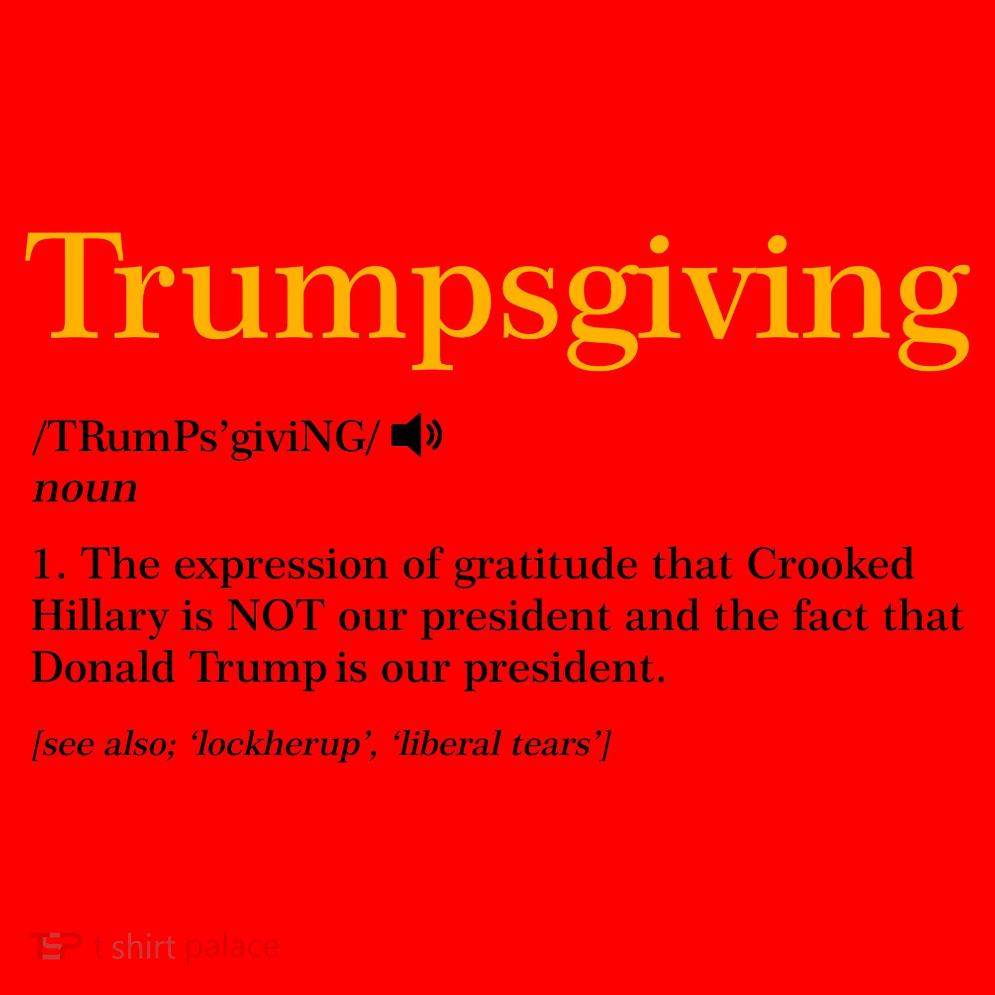 Trumpsgiving Being Thankful for Trump Thanksgiving Santa Hat