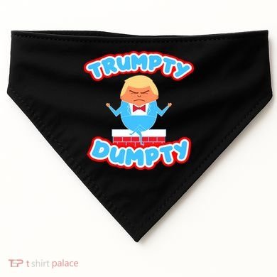 Trumpy Dumpty Funny Donald Trump Brick Wall USA-Made Doggie Bandana