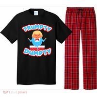 Trumpy Dumpty Funny Donald Trump Brick Wall Pajama Set thumb 0