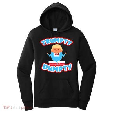 Trumpy Dumpty Funny Donald Trump Brick Wall Women's Hoodie