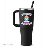 Trumpy Dumpty Funny Donald Trump Brick Wall 40oz Vacuum Insulated Stainless Steel Travel Tumbler thumb 2