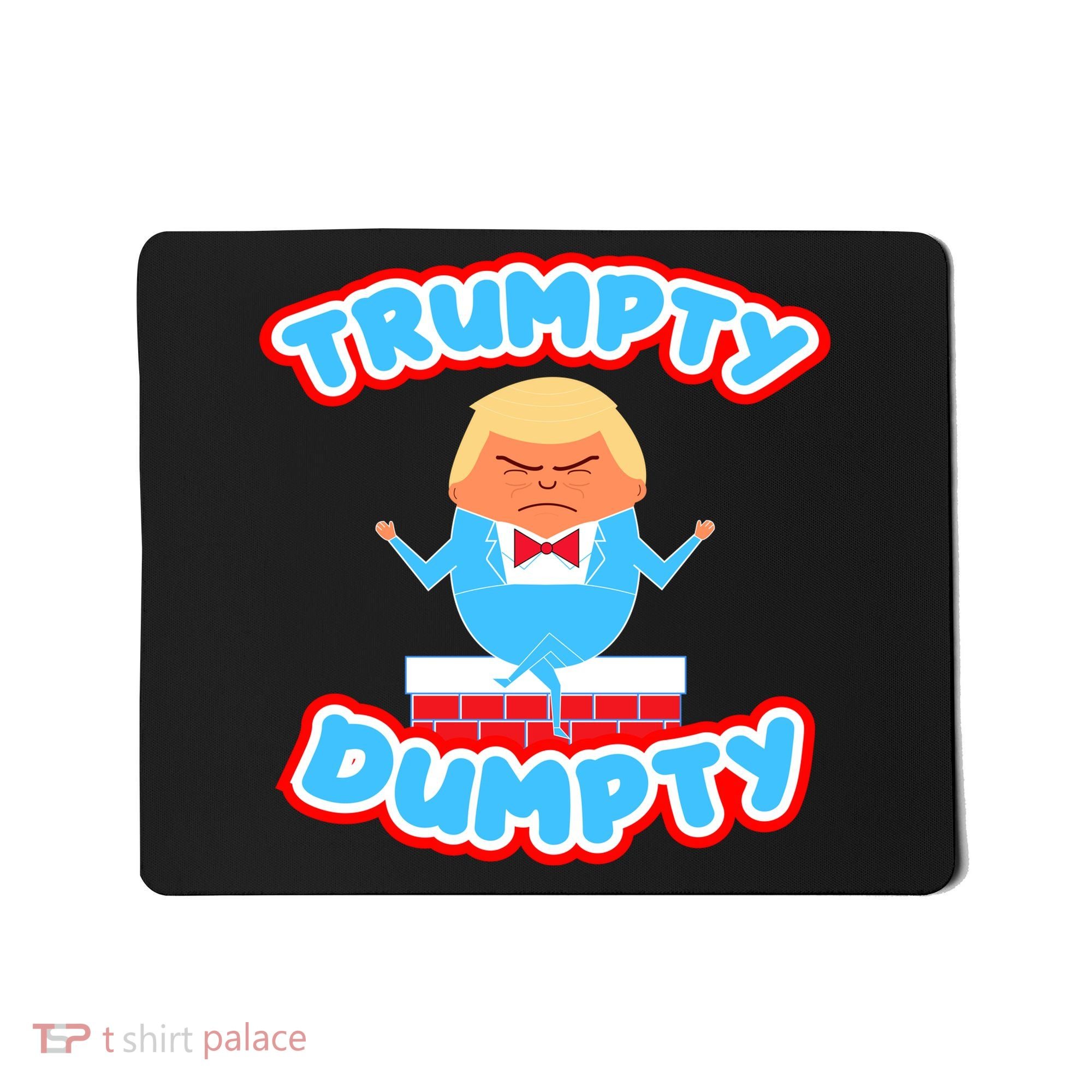 Trumpy Dumpty Funny Donald Trump Brick Wall Mousepad