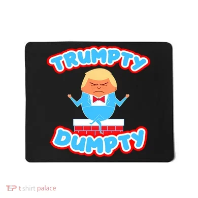 Trumpy Dumpty Funny Donald Trump Brick Wall Mousepad