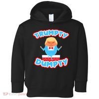Trumpy Dumpty Funny Donald Trump Brick Wall Toddler Hoodie thumb 0