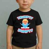 Trumpy Dumpty Funny Donald Trump Brick Wall Toddler T-Shirt thumb 2