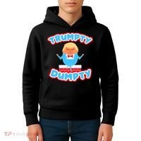 Trumpy Dumpty Funny Donald Trump Brick Wall Kids Hoodie thumb 4
