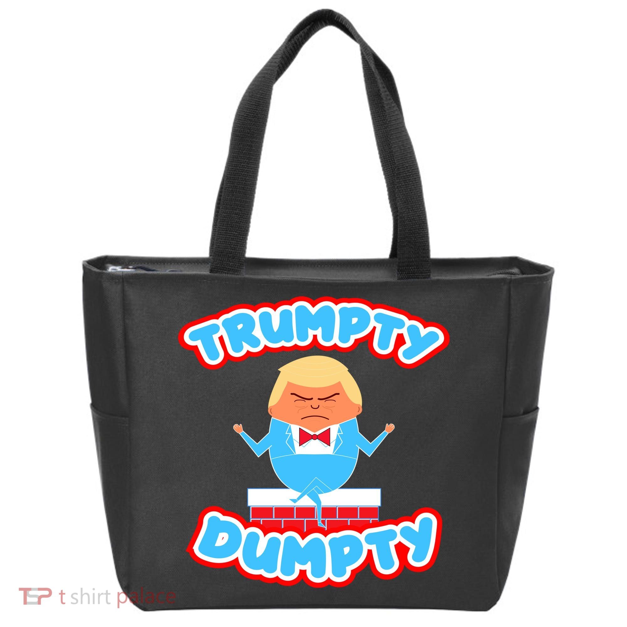 Trumpy Dumpty Funny Donald Trump Brick Wall Tote Bag
