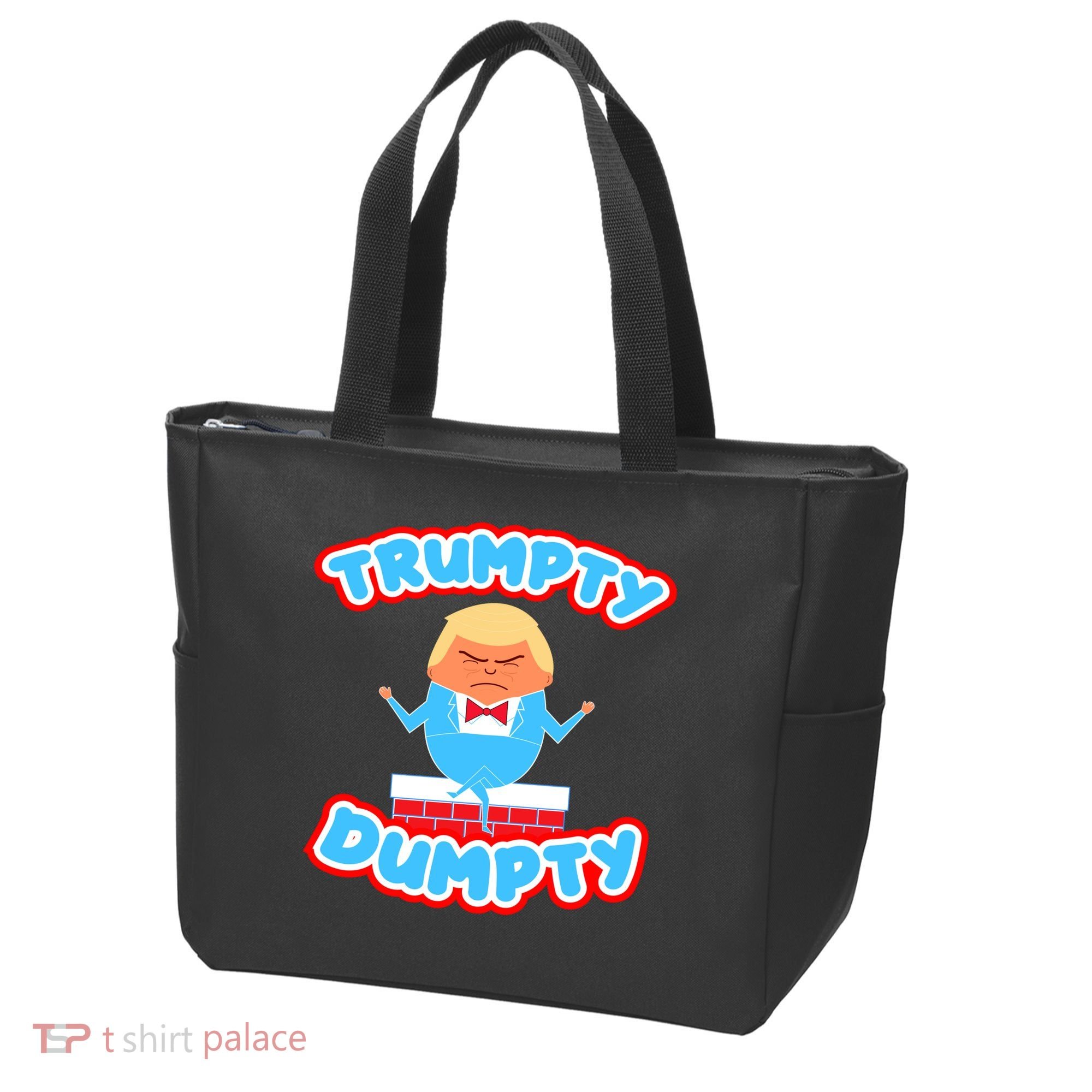 Trumpy Dumpty Funny Donald Trump Brick Wall Tote Bag