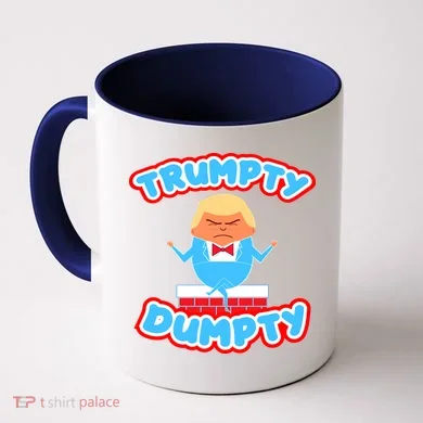 Trumpy Dumpty Funny Donald Trump Brick Wall Coffee Mug