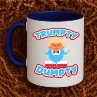 Trumpy Dumpty Funny Donald Trump Brick Wall Coffee Mug thumb 2