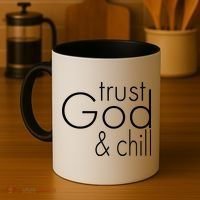 Trust God And Chill Coffee Mug thumb 4