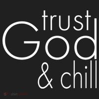 Trust God And Chill Golf Towel thumb 3