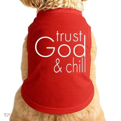 Trust God And Chill Doggie Tank