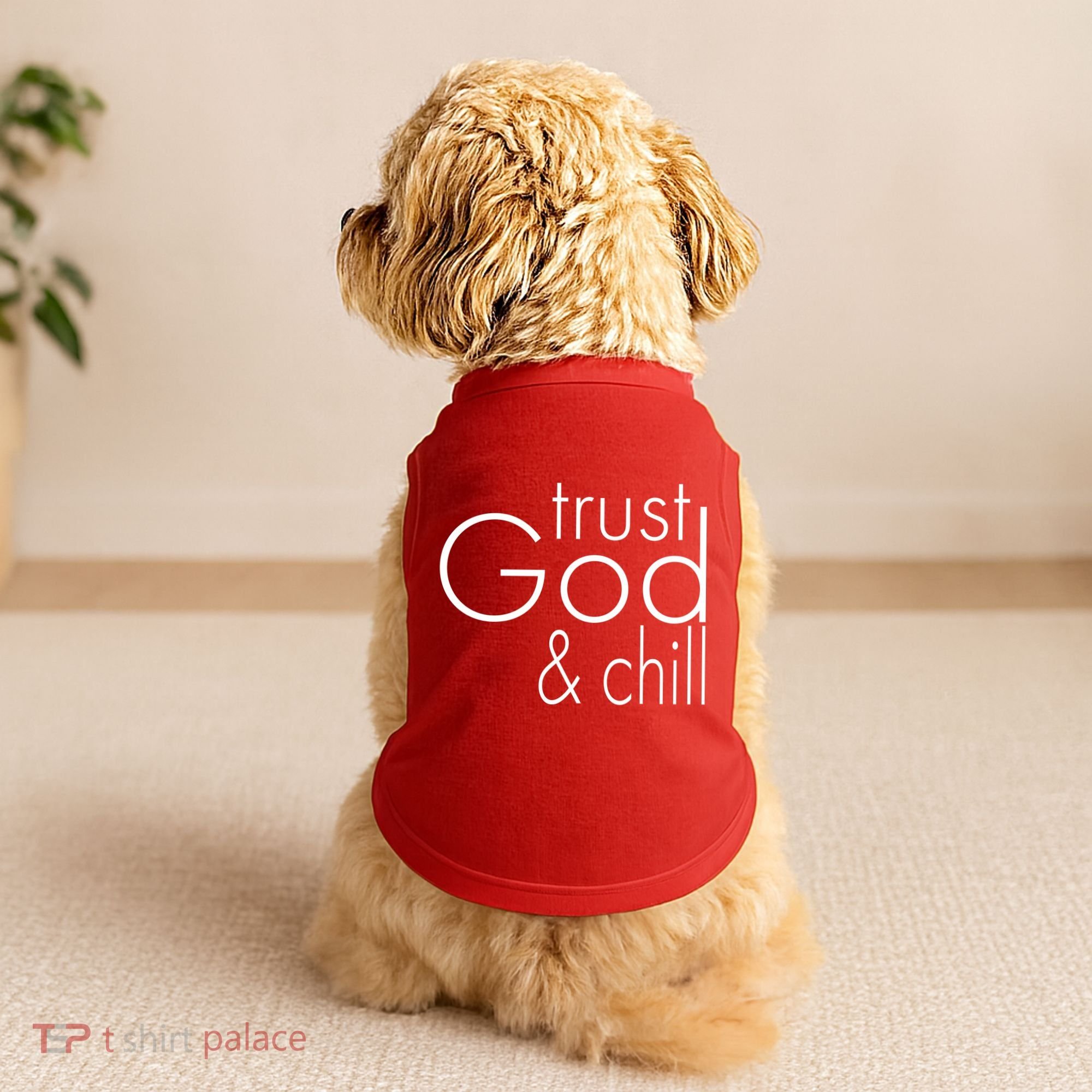 Trust God And Chill Doggie Tank
