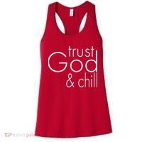 Trust God And Chill Women's Tank Top thumb 0