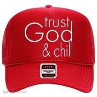 Trust God And Chill Hat thumb 0
