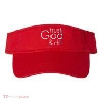 Trust God And Chill Visor thumb 0