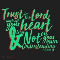 Trust In The Lord Golf Towel thumb 3