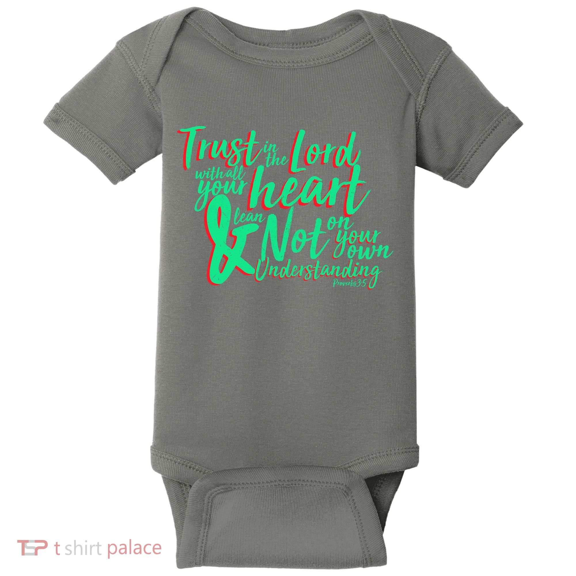 Trust In The Lord Baby Bodysuit