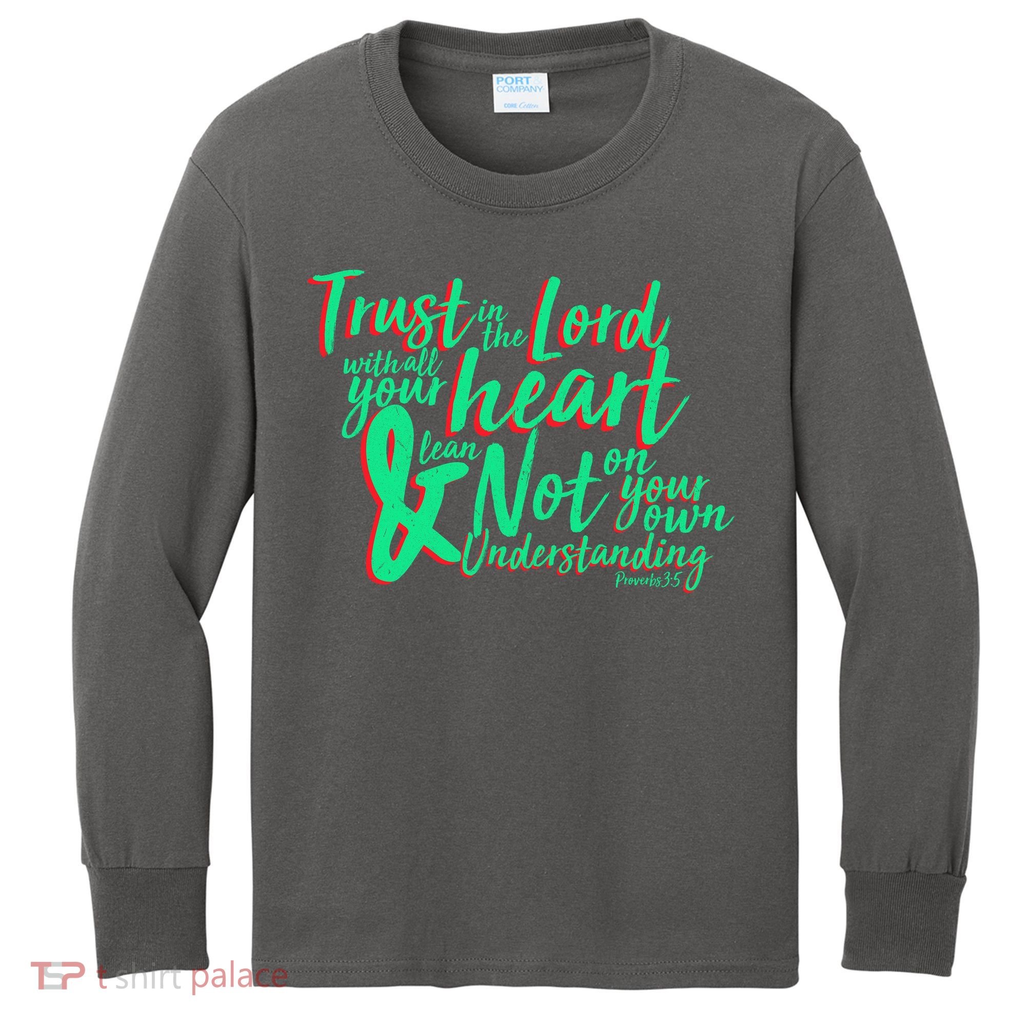 Trust In The Lord Kids Long Sleeve Shirt