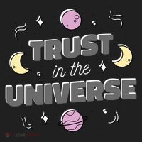Trust In The Universe Space Women's Sweatshirt thumb 2