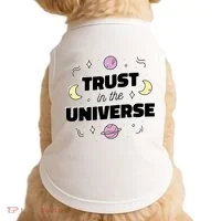 Trust In The Universe Space Doggie Tank thumb 0