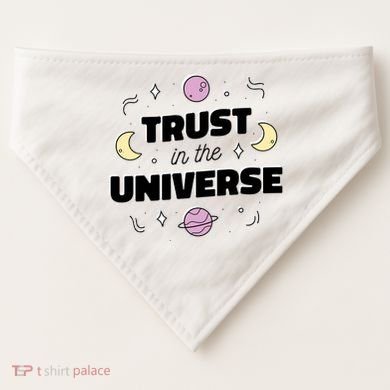 Trust In The Universe Space USA-Made Doggie Bandana
