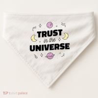 Trust In The Universe Space USA-Made Doggie Bandana thumb 0