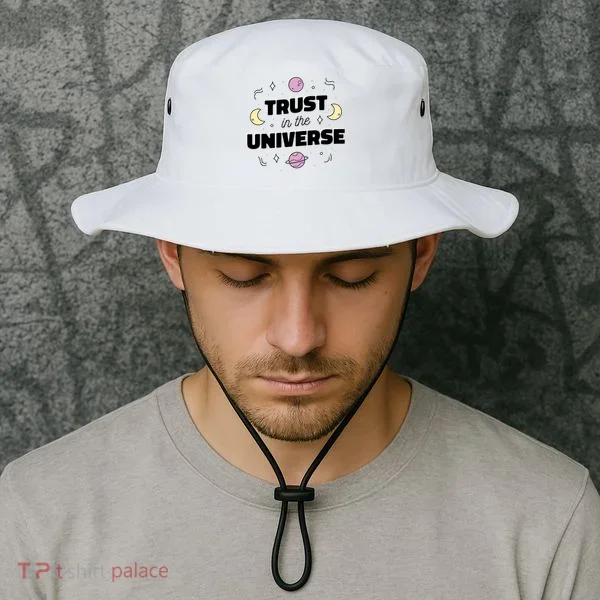 Trust In The Universe Space Bucket Hat