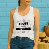 Trust In The Universe Space Women's Tank Top thumb 2
