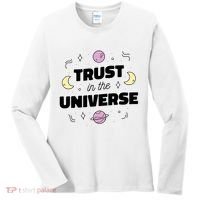 Trust In The Universe Space Women's Long Sleeve Shirt thumb 0