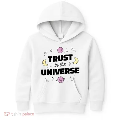 Trust In The Universe Space Kids Hoodie