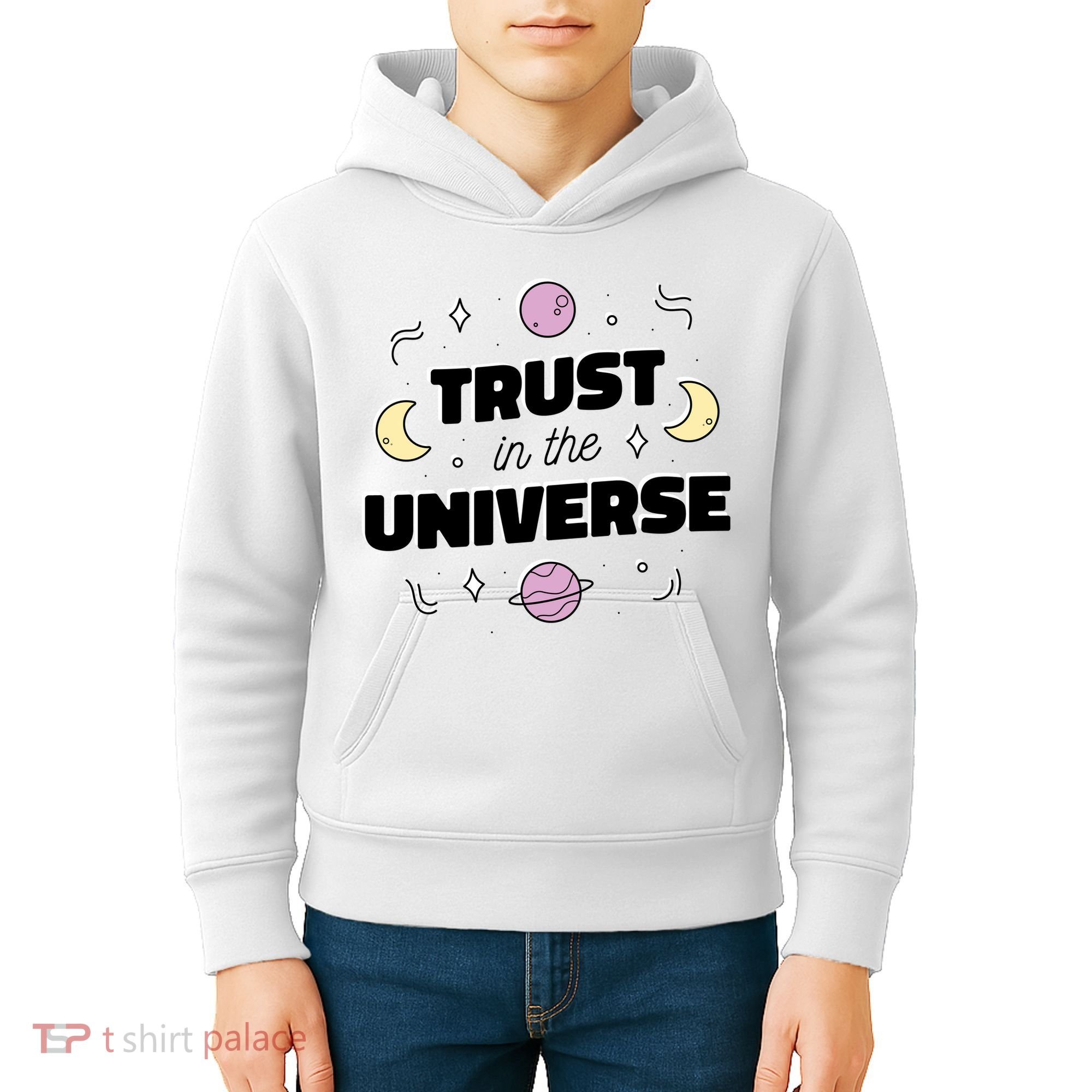 Trust In The Universe Space Kids Hoodie