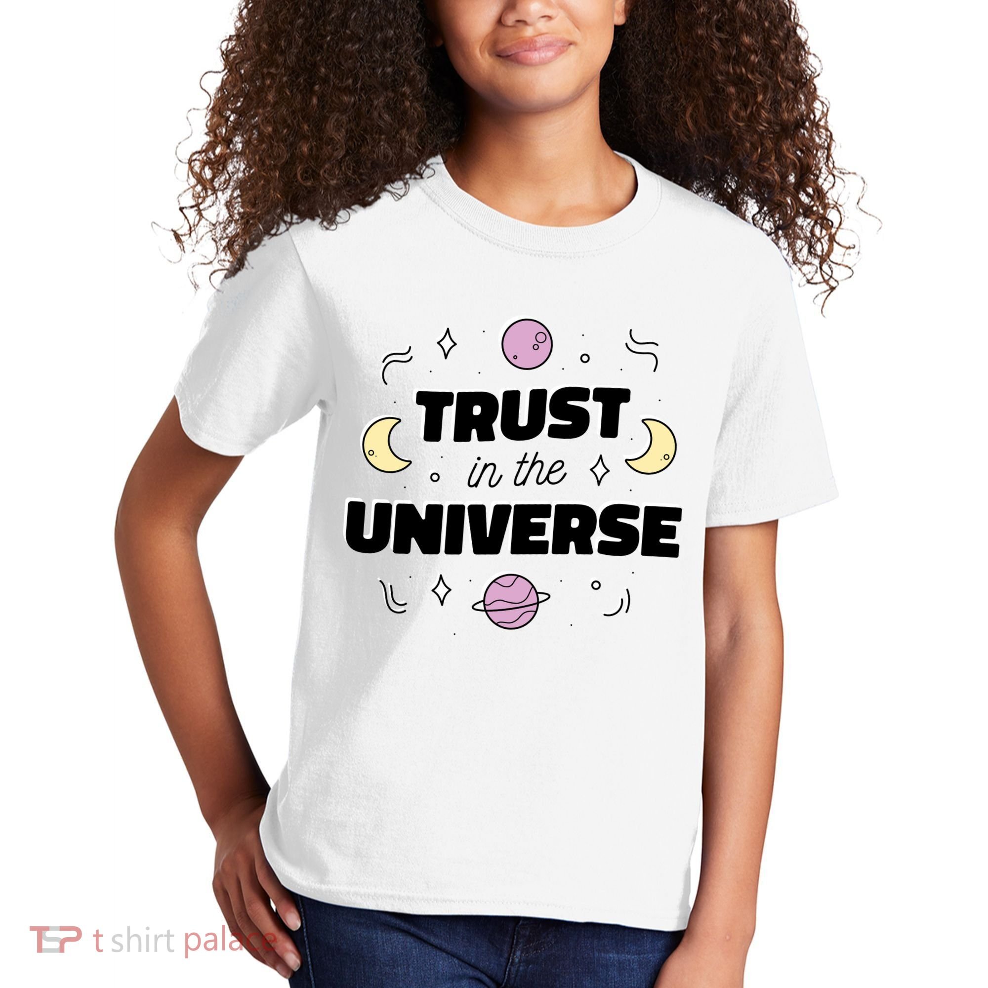 Trust In The Universe Space Kids T-Shirt