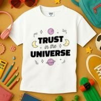 Trust In The Universe Space Kids T-Shirt thumb 3