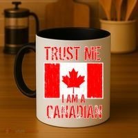 Trust Me I Am A Canadian Coffee Mug thumb 4