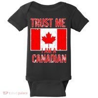 Trust Me I Am A Canadian Baby Bodysuit thumb 0