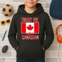 Trust Me I Am A Canadian Kids Hoodie thumb 2