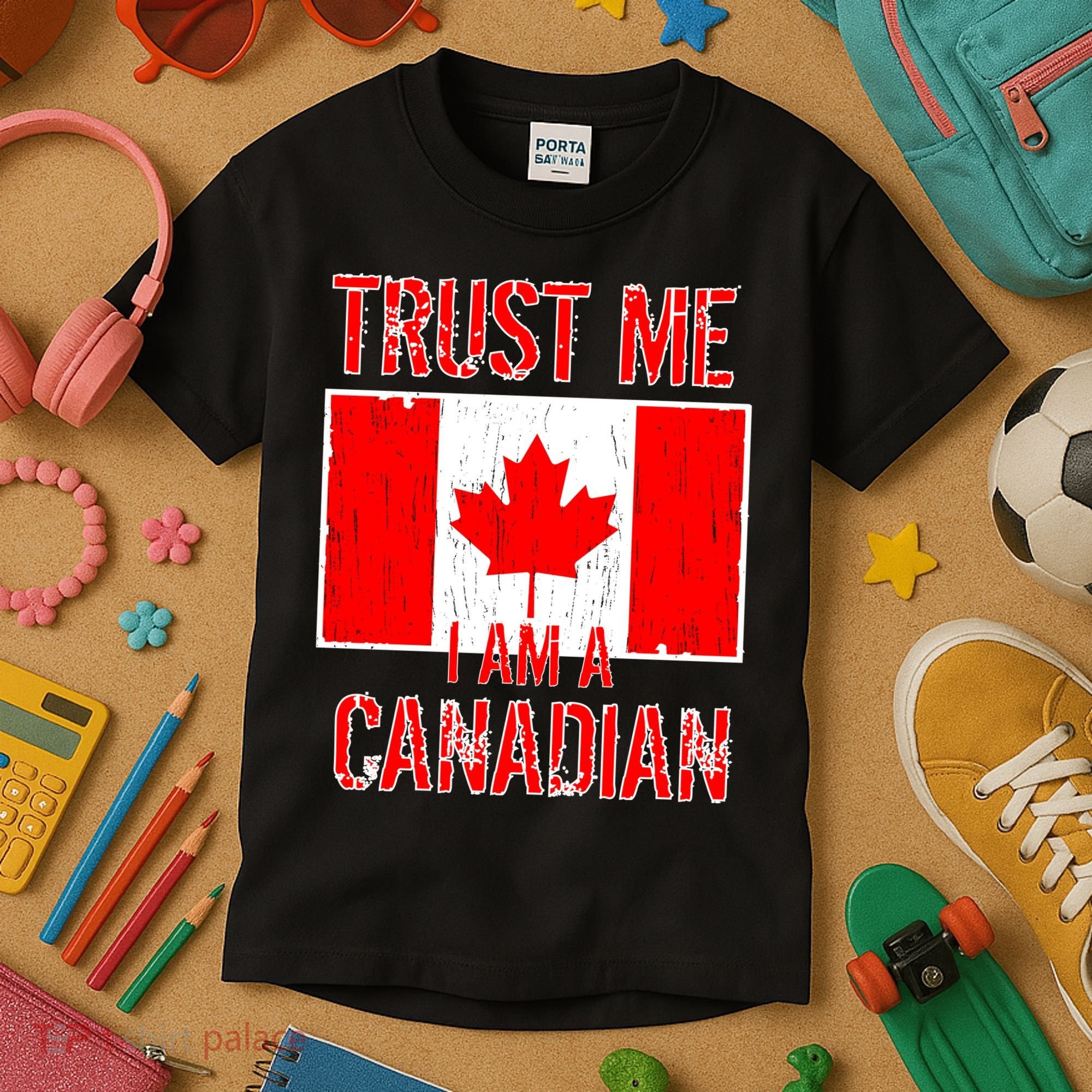 Trust Me I Am A Canadian Kids T-Shirt
